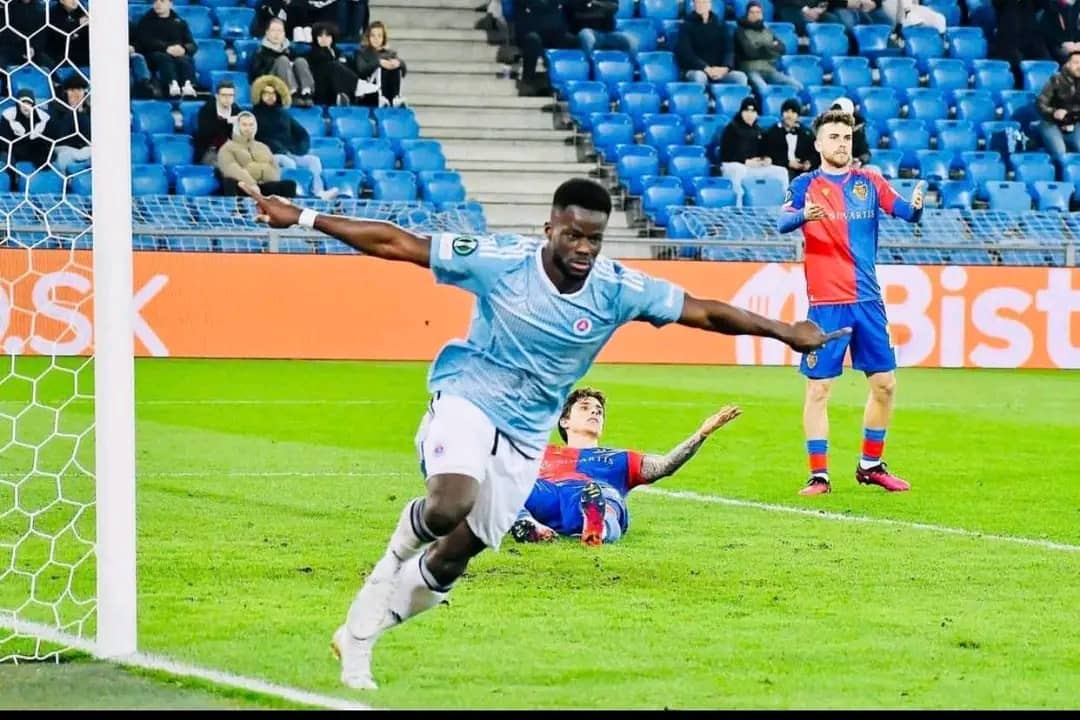 Ghana's Malik Abubakari scores but Slovan knocked out of Conference League by Basel