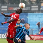 Davis Mensah scores for Mantova against Piacenza