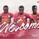 Shanghai Jiading Huilong sign Ghanaian trio for new Chinese season