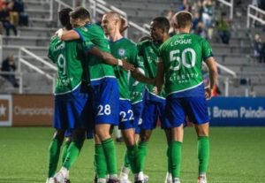 Ghanaian forward Elvis Amoh scores hat-trick to seal win for Hartford Athletic in US Open Cup