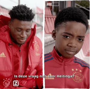VIDEO: Mohammed Kudus explains to Ajax Academy boy how he excels in making his trademark turns