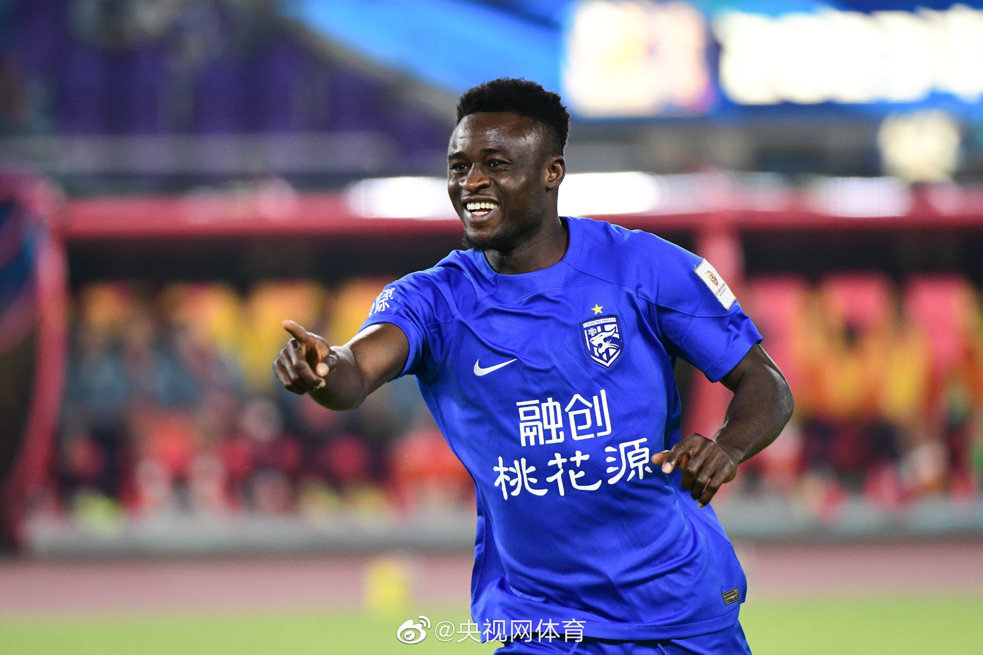 Abdul Aziz Yakubu scores in Wuhan Three Towns win against Chengdu Rongcheng FC