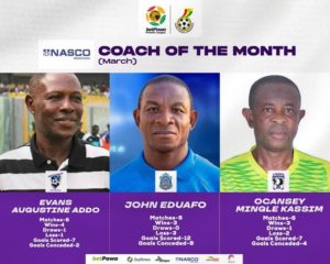 New Medeama SC coach Evans Adotey battles two others for GPL Coach of the Month Award