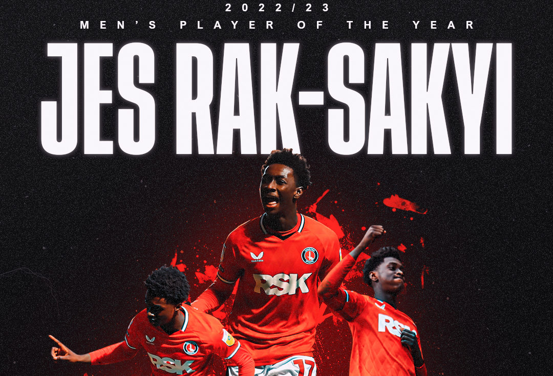 Jesurun Rak-Sakyi named Charlton Athletic’s Men’s Player of the Year after stellar season