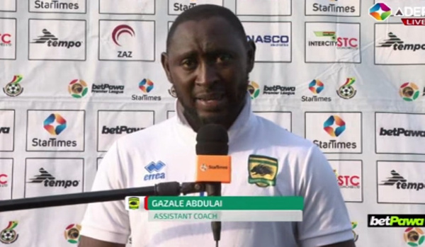 Asante Kotoko interim coach Abdulai Gazale slams referee for 'bad decisions' in Karela draw