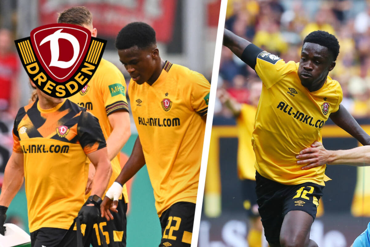 Christian Conteh and Michael Akoto miss Dynamo Dresden training due to injury