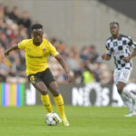 Ghana's Emmanuel Boateng scores for Rio Ave against Boavista