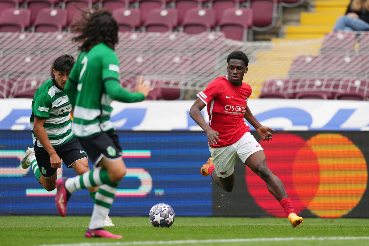 Ghanaian youngster Ernest Poku scores and grabs assist in AZ Alkmaar u-19 draw with Sporting