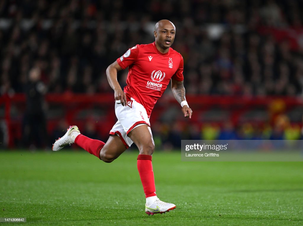 Andre Ayew did not feature in Nottingham Forest match against Wolves