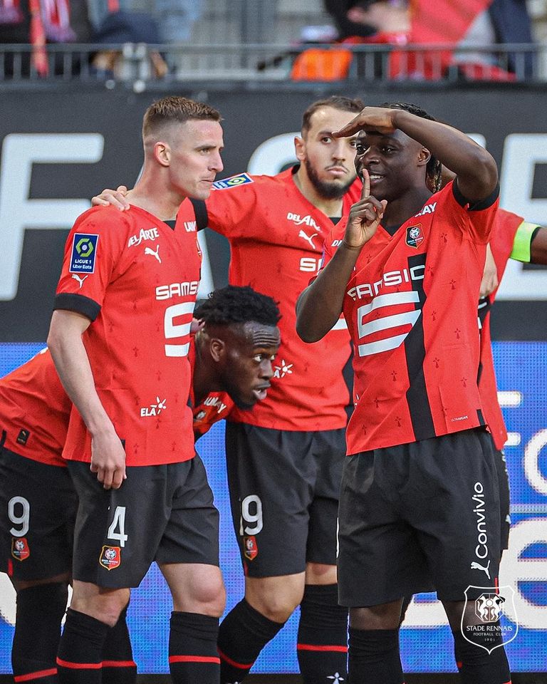 Jeremy Doku scores twice for Stade Rennais against Stade de Reims ...