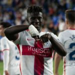 Samuel Obeng reacts to Huesca's draw with CD Tenerife