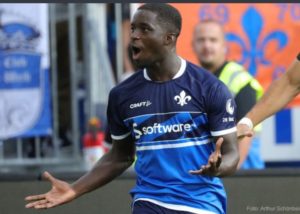 Ghanaian midfielder Braydon Manu sent off in Darmstadt’s defeat at Hannover