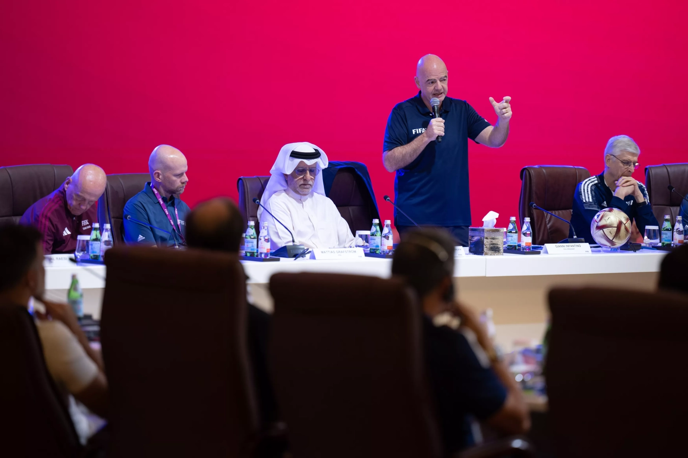 FIFA president commends coaches, technical directors for 2022 World Cup success