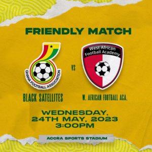 WAFU U20 Boys Championship: Ghana to take on WAFA SC in a friendly match on Wednesday