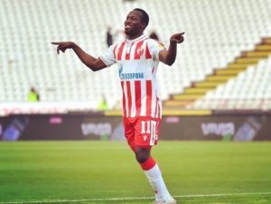 Ghana forward Osman Bukari elated after scoring to lead Red Star Belgrade to narrow win