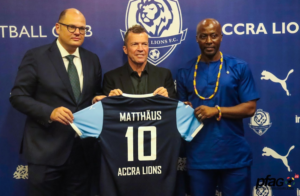 Sports Minister grateful to Lothar Mathaus for investing in Ghana football after Accra Lions partnership