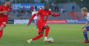 Ghanaian forward Aaron Opoku assists a goal for Kaiserslautern in 3-3 draw with Nurnberg