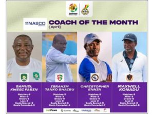 Ghana Premier League: GFA names contenders for April’s Coach of the Month