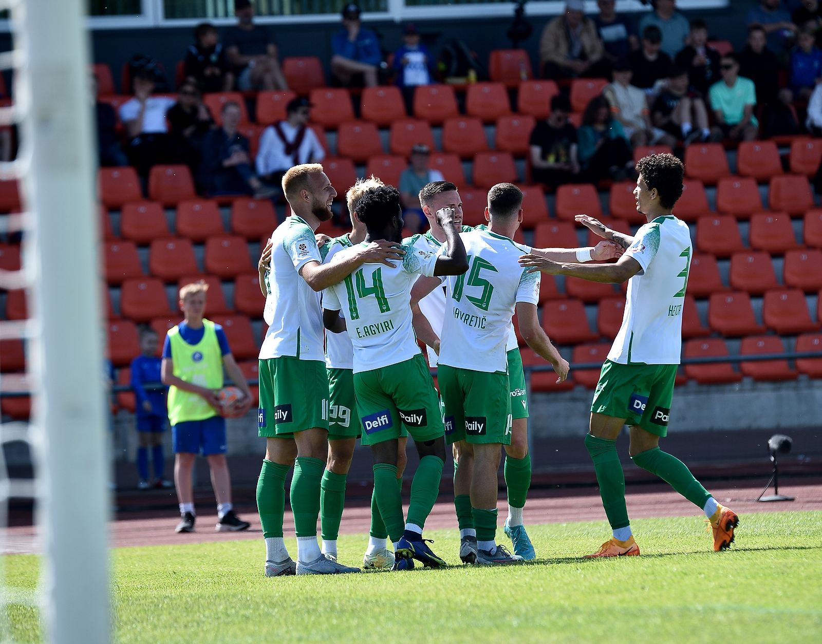 Ernest Agyiri provides assist in FCI Levadia's draw with Tammeka