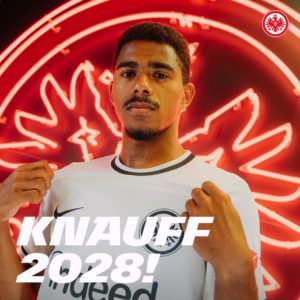 Eintracht Frankfurt signs winger Ansgar Knauff on a permanent deal