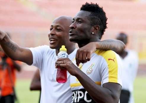 Black Stars: 'It's an honour to play with you for 12 years' - Andre Ayew pays tribute to Asamoah Gyan