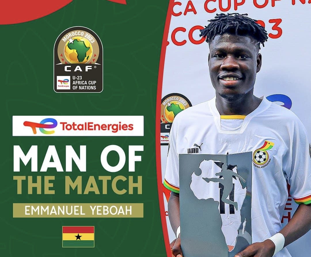2023 U23 AFCON: “I told you so” - Asamoah Gyan reacts to Emmanuel Yeboah’s Man of the Match award vs Congo
