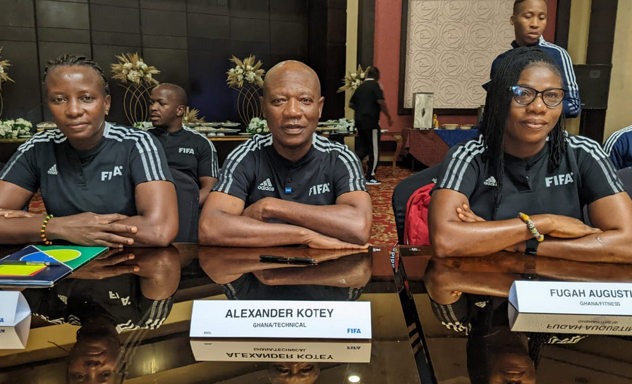 GFA referees manager Alex Kotey, two others join FIFA/CAF FUTURO III referees instructors' course in Cairo