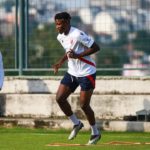 Pictures: Edmund Addo starts training with Red Star Belgrade