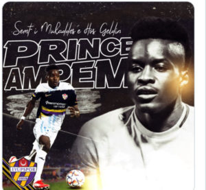 Turkish side Eyüpspor announce signing of Ghanaian forward Prince Obeng Ampem from Rijeka