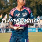 Nicholas Akoto named man of the match in South Georgia Tormenta FC's defeat to Union Omaha