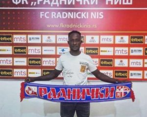 Serbian outfit FK Radnički Niš unveil new signing Francis Andy Kumi -  Footballghana