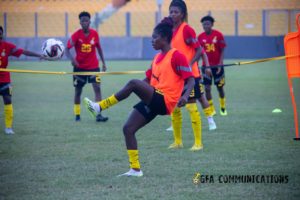 2024 Olympic Games qualifiers: Black Queens train in Accra ahead of reverse fixture against Guinea tomorrow