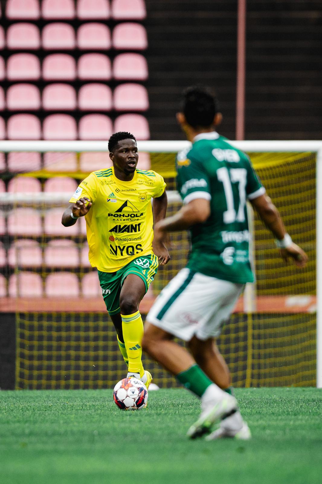 Mohammed Umar features in Ilves Tampere's defeat to HJK