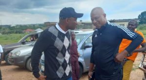 Prosper Nartey Ogum spotted with Kwesi Appiah as Otumfuo visits Adako Jachie