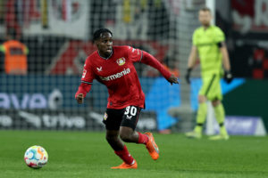 Dutch international of Ghanaian descent Jeremie Frimpong provides assist as Bayer Leverkusen beat Sandhausen in Germany