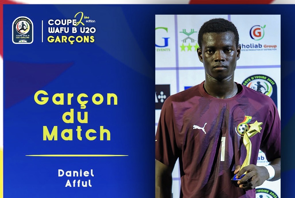 2023 WAFU B U20 Cup of Nations: Daniel Afful named Man-of-the-Match in Niger draw