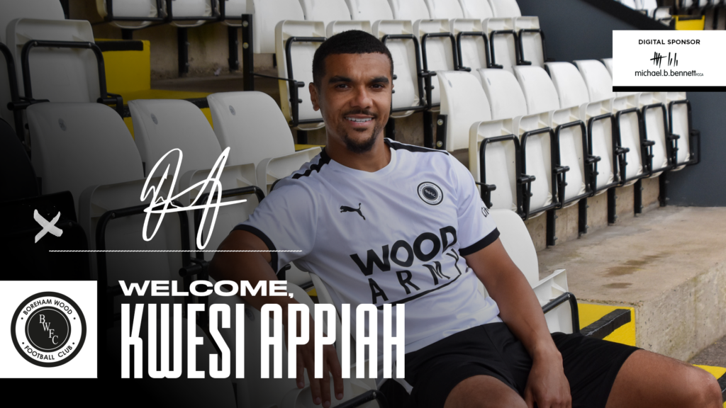 Kwesi Appiah signs two-year contract with Boreham Wood