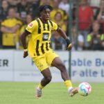 Prince Aning scores in Dortmund's first pre season game against Westfalia Rhynern