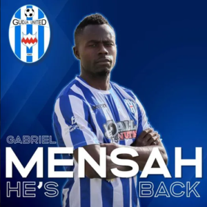 Ghanaian youngster Gabriel Mensah returns to Gudja United in Malta