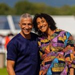 Chris Hughton and daughter Aisha don traditional colours at 2023 Lux Afrique Polo Day