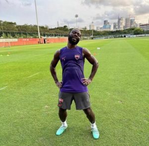 Ghana attacker Frank Acheampong back in training at Shenzhen FC after recovering from minor injury