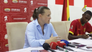 Black Queens coach Nora Hauptle targets a win over Guinea on Tuesday by a bigger margin