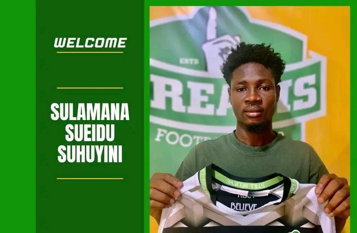 Suweidu Suhiyini joins Dreams FC on a four-year deal