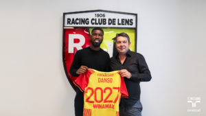 We are delighted Kevin Danso has decided to continue with us – RC Lens general manager
