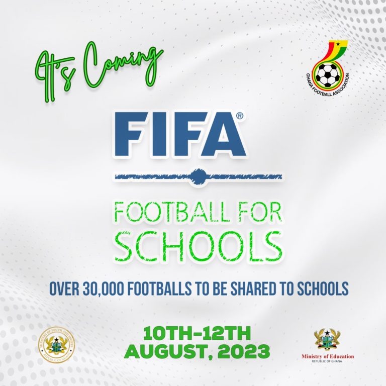 GFA to launch FIFA Football for Schools Project on August 12