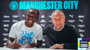 Manchester City sign Belgian-Ghanaian forward Jeremy Doku