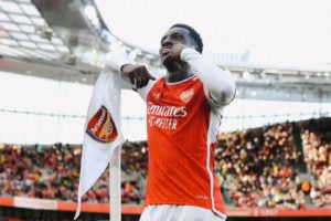 Emirates Cup: Eddie Nketiah scores in Arsenal's win over AS Monaco