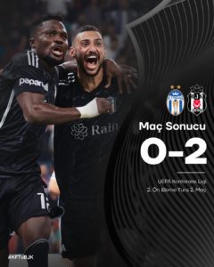 Ghana defender Daniel Amartey scores on Besiktas debut to lead side to Europa Conference League victory