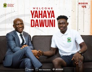 Defender Yahaya Dawuni delighted to join dream club Asante Kotoko SC