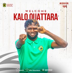 Asante Kotoko strengthens squad with the signing of striker Kalo Ouattara